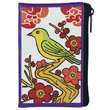 Hanafuda Pouch koikoi [2.Bush warbler (February)]