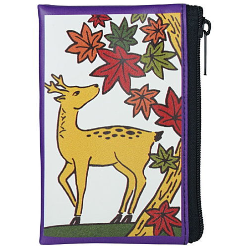 Hanafuda Pouch koikoi [10.Deer (October)]