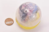 Capsule Plarail Thomas Kirakira no ninkimono daishugo edition [11.Red railway carriage + Curve rail (clear lame)]