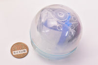 Capsule Plarail Thomas Kirakira no ninkimono daishugo edition [12.Blue railway carriage + Curve rail (clear lame)]
