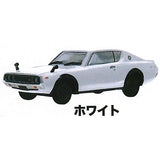 MONO 1/64 scale minicar Skyline 2000GT-R KPGC110 NISSAN COLLECTION [3.White]