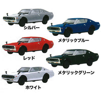 MONO 1/64 scale minicar Skyline 2000GT-R KPGC110 NISSAN COLLECTION [All 5 type set (Full Complete)]