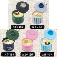 Miniature chawanmushi Ball chain [All 5 type set(Full Complete)]