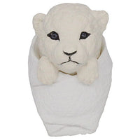 Baby animal and cradle [1.Baby white lion]