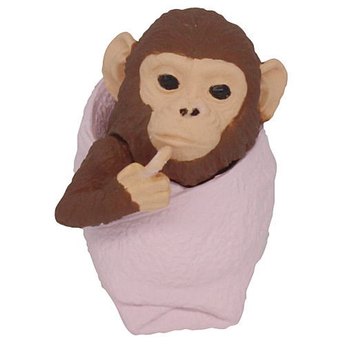 Baby animal and cradle [5.Baby chimpanzee]