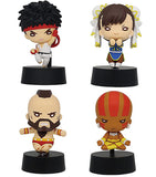 Street Fighter II Nitotan Figure Mascot [All 4 type set (Full Complete)]