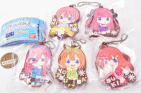 The Quintessential Quintuplets season 2 Capsule Rubber Mascot Part.6 [All 5 type set(Full Complete)]