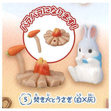 Ouchidenonbiri Nukunuku Rabbit [5.Bonfire and Rabbit (white x ash)]