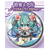 Gashapon Kuji Hatsune Miku Assort Magical Mirai 2021 [7.C award: Can Badge Hatsune Miku A (Magical Mirai 2021 ver.)]