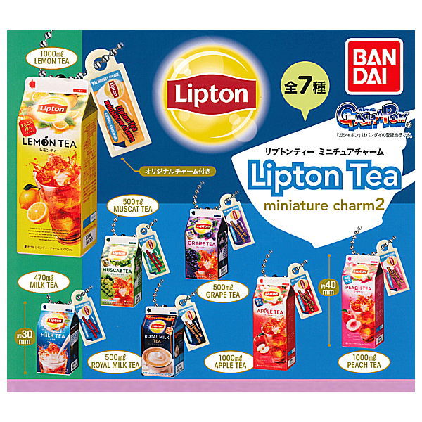Lipton Tea miniature charm Part.2 [All 7 type set(Full Complete)]