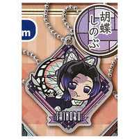 Pita! Deforme Kimetsu no Yaiba Kisatsutai Acrylic Keychain [3.Shinobu Kocho]