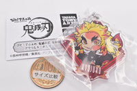 Pita! Deforme Kimetsu no Yaiba Kisatsutai Acrylic Keychain [5.Kyojuro Rengoku]