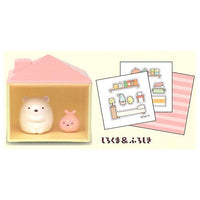 Sumikkogurashi Hikaru House and Mascot [1.Shirokuma & Furoshiki]