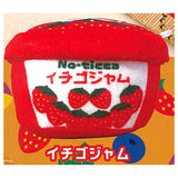 No-ticca Pannnootomo mascot key chain [1.Strawberry jam]