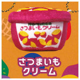 No-ticca Pannnootomo mascot key chain [4.Sweet potato cream]