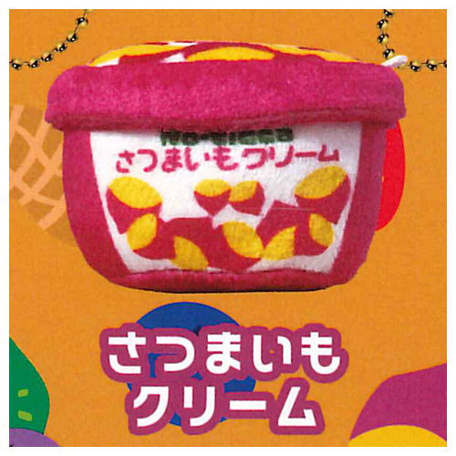 No-ticca Pannnootomo mascot key chain [4.Sweet potato cream]