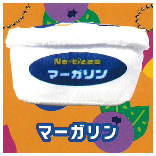 No-ticca Pannnootomo mascot key chain [5.Margarine]