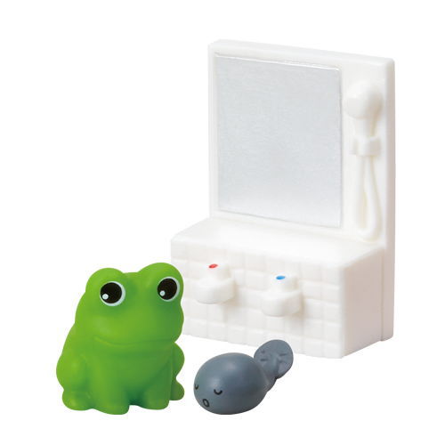 Frog Super Sento [3.Frog (green) & tadpoles & washroom]