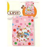 Ochame Friends Retro Kinchaku Pouch [1.Pink]