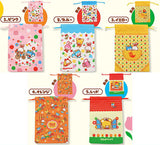 Ochame Friends Retro Kinchaku Pouch [All 5 type set(Full Complete)]