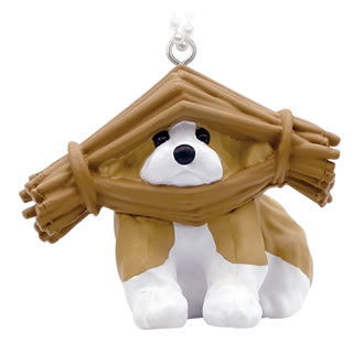 The dogs raised by foods Part.2 Mascot Ball chain [3.Shih Tzu raised in natto]