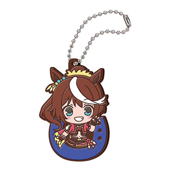 TV Anime Umamusume Pretty Derby Season2 Derby Rubber Mascot [1.Tokai Teio]