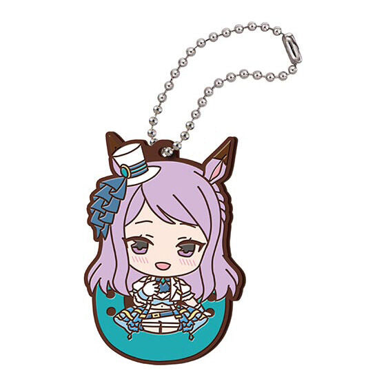 TV Anime Umamusume Pretty Derby Season2 Derby Rubber Mascot [2.Mejiro McQueen]