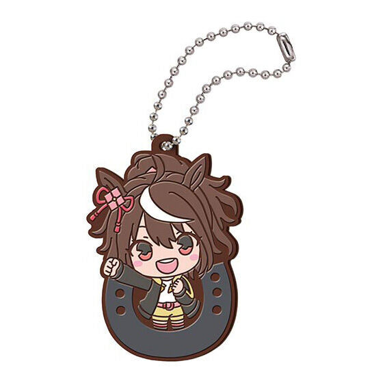 TV Anime Umamusume Pretty Derby Season2 Derby Rubber Mascot [9.Kitasan Black]
