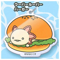 Life is Axolotl Acrylic Ball Chain [5.Axolotl Burger]