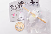 Cat figure collection with precious sticks [3.Cry stick cat]