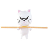 Cat figure collection with precious sticks [5.Angry stick cat]