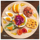 One plate lunch at an organic restaurant [1.Healthy plate of organic vegetables]