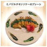 One plate lunch at an organic restaurant [5.Basil chicken saute plate]