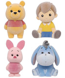 Winnie the Pooh Fluffy Figure Collection [All 4 type set (Full Complete)]