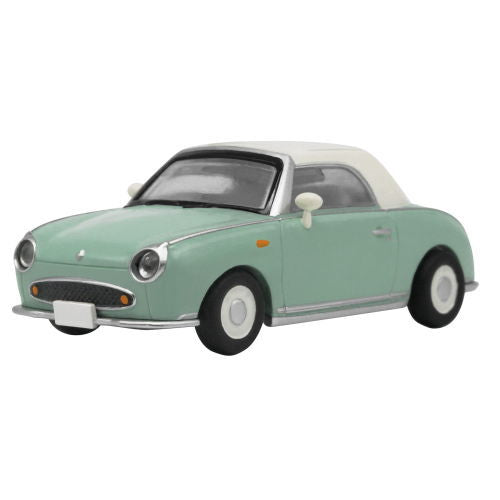 Hobby Gacha Nissan Figaro Collectable Minicar [1.Emerald]