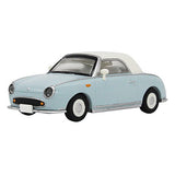 Hobby Gacha Nissan Figaro Collectable Minicar [2.Pale Aqua]