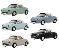 Hobby Gacha Nissan Figaro Collectable Minicar [All 5 type set (Full Complete)]