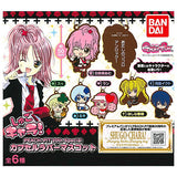 Shugo Chara! PEACH-PIT 20th Special Capsule Rubber Mascot [All 6 type set(Full Complete)]