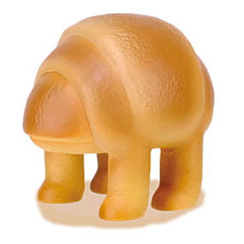 Live bread mascot figure [3.Croissant]