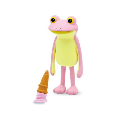 Subetegaoshimaininatta Frog mascot figure [2.Pink frog and strawberry ice cream]