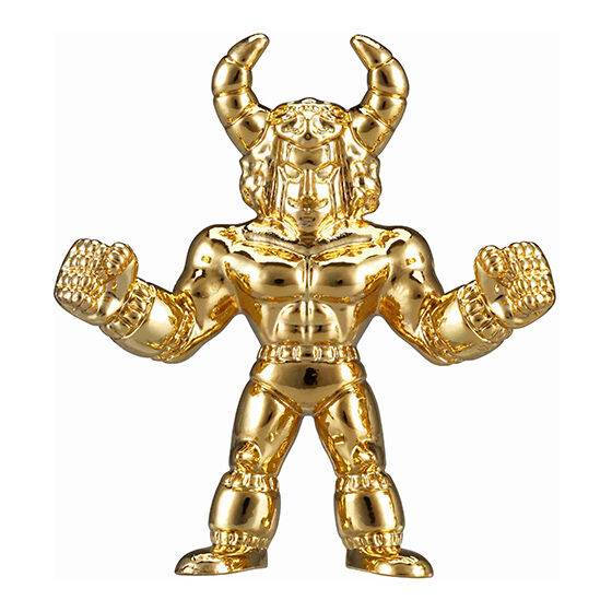 Kinnikuman Die-cast Kinkeshi [5.Buffaloman (gold plated ver.)]