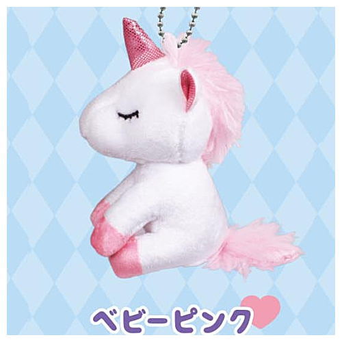 Unicorn Nuigurumi Ball chain [1.Baby pink]