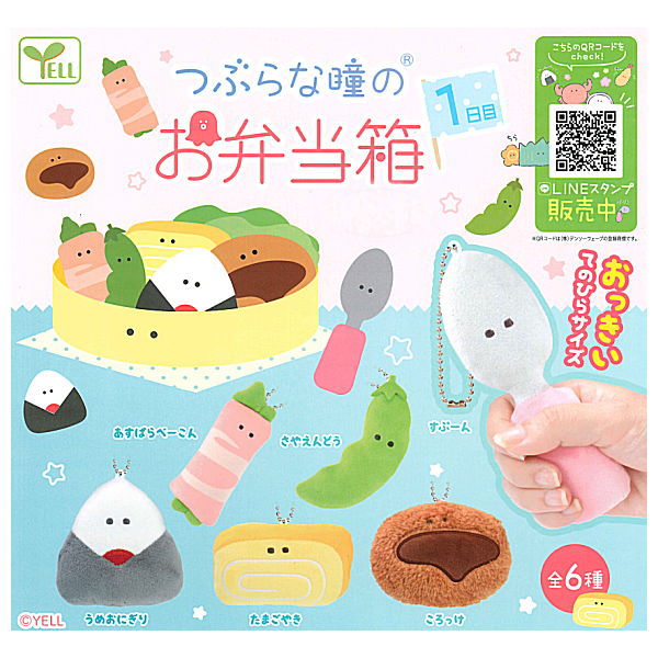 Tsuburanahitomino Bento Box Day 1 [All 6 type set (Full Complete)]