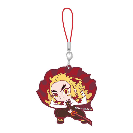 Kimetsu no Yaiba Metsu! Capsule Rubber Mascot Part.11 [5.Kyojuro Rengoku 1]