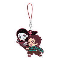 Kimetsu no Yaiba Metsu! Capsule Rubber Mascot Part.11 [8.Tanjirou Kamado & Enmu]