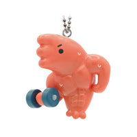 Mukimuki Shrimp Mascot Ball Chain [4.Mukimuki Shrimp (dumbbells)]