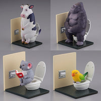 Capsule Q Museum SATO KUNIO's Animal Bathroom break Part.2 [All 4 type set (Full Complete)]