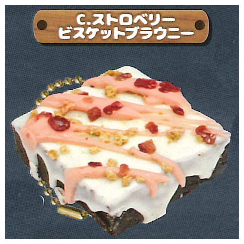 Mr. Brownie Miniature Collection [3.Strawberry biscuit brownie]