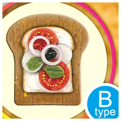 Toast on wood board [2.B type]