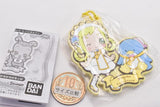 Ojamajo Doremi Hapidanbui Special collaboration rubber mascot [5.Momoko x Tuxedo Sam]